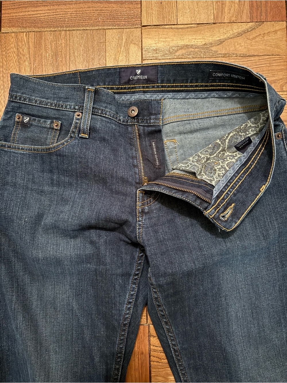 Daniel Cremieux Men’s Indigo Slim Jeans / Denim